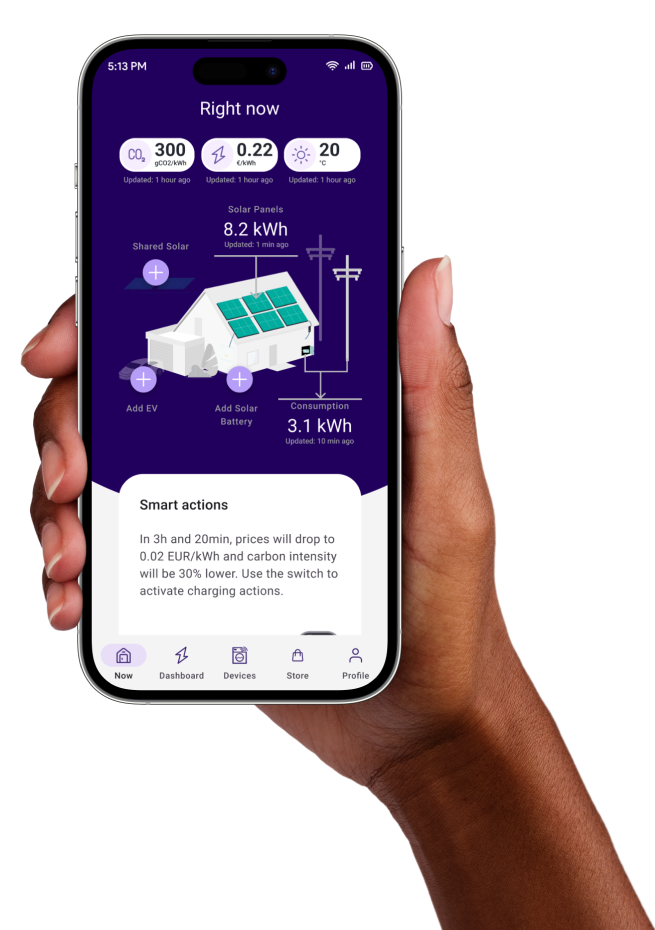 The Zerofy energy app